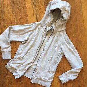 Lululemon fitted grey hoodie